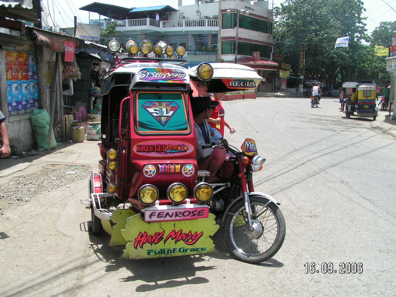 Tricycle "Kristel Rose Nr.6", Daanbantyan, Cebu, Philippines