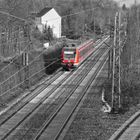 Triebwagen auf Höhe Zollverein