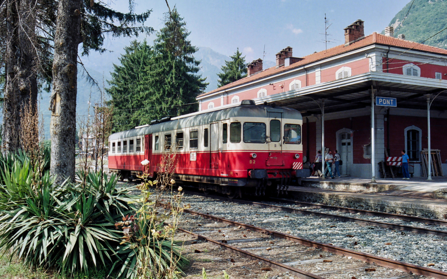 Triebwagen D 2 in Pont Canavese