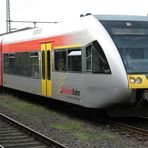 Triebwagen der Hellertalbahn in Betzdorf/Sieg