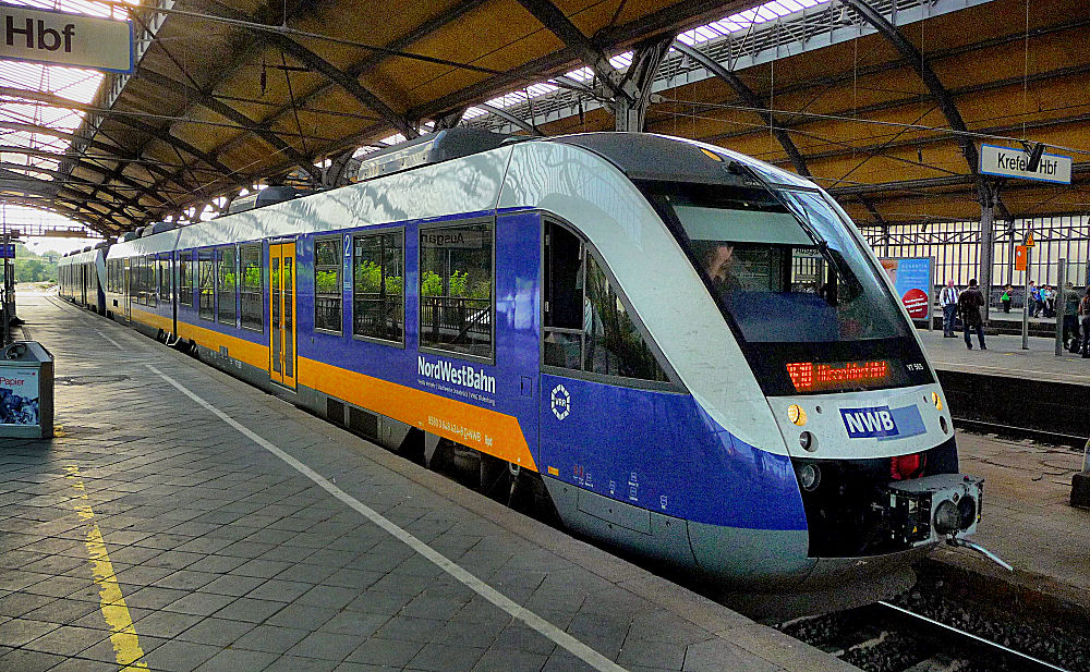 Triebwagen der NordWestBahn