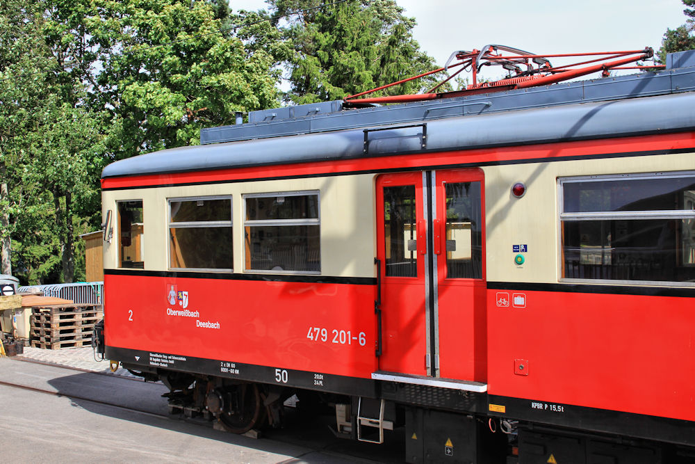 Triebwagen der Oberweißbacher Bergbahn