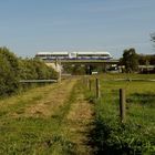 Triebwagen der Usedomer Bäderbahn (UBB) bei Heringsdorf