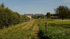 Triebwagen der Usedomer Bäderbahn (UBB) bei Heringsdorf