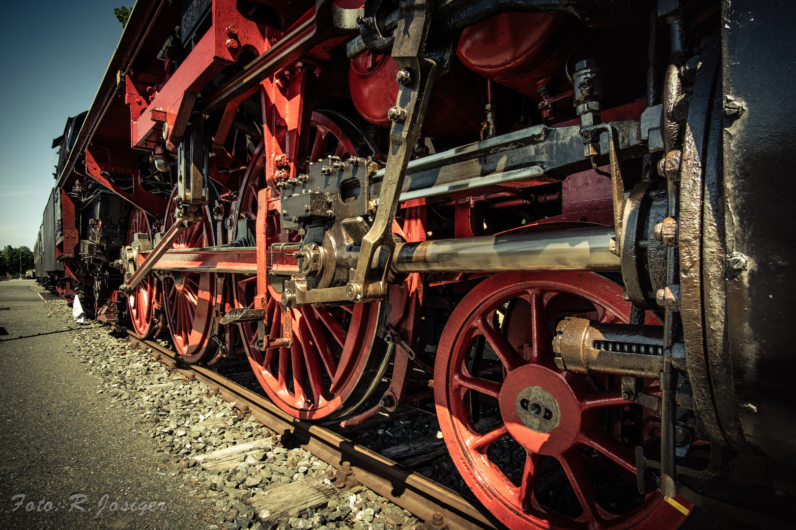 Triebwerk Schnellzug-Dampflokomotive 01 519