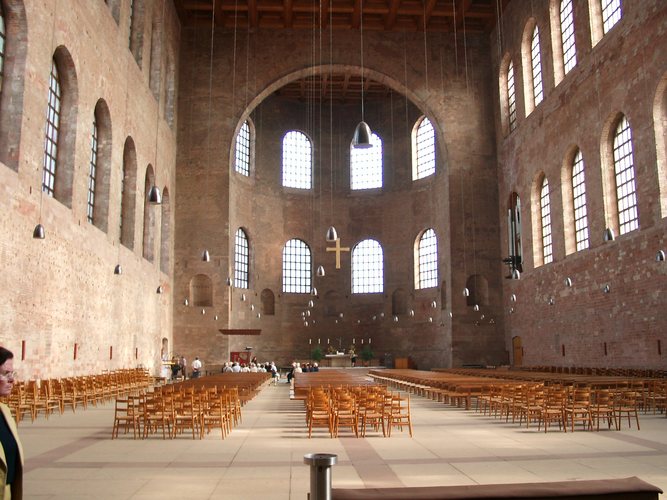 Trier Basilika. Thronsaal Kaiser Konstantins