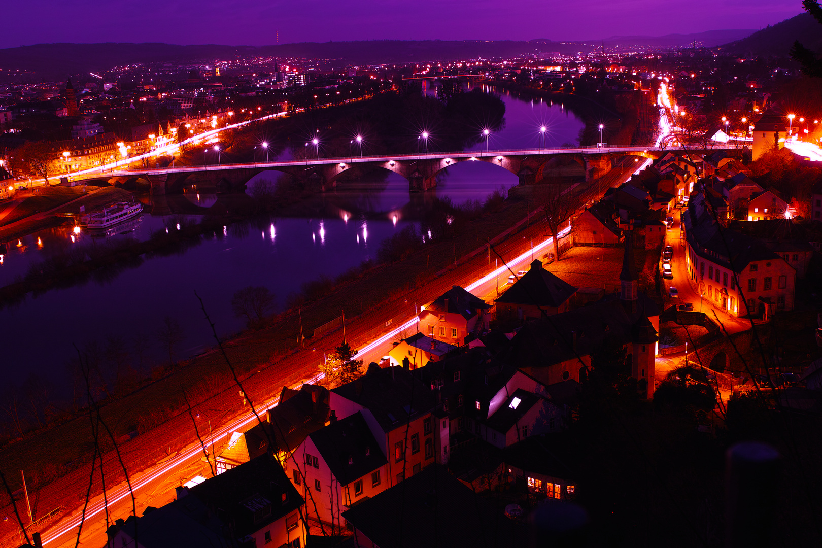 Trier bei Nacht