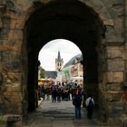 Trier - Blick durch die Porta Nigra