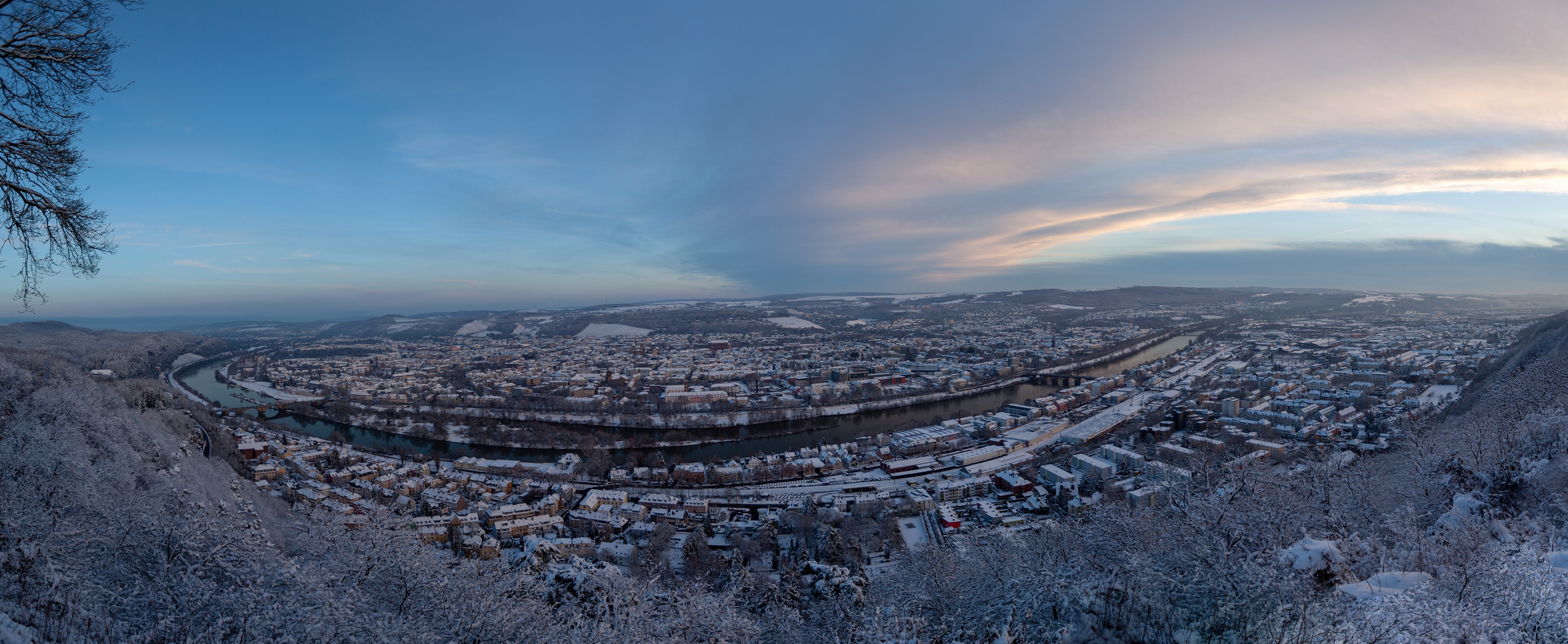 Trier im Schnee