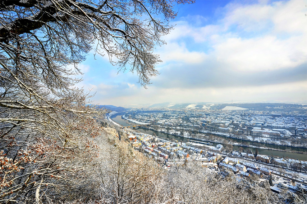 Trier im Schnee