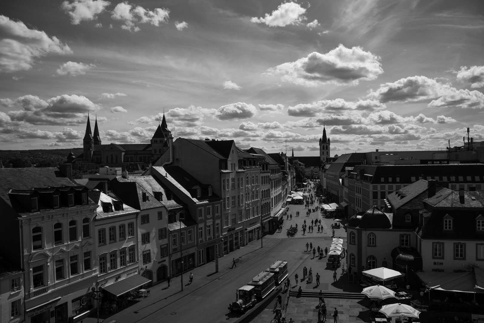 Trier von der Porta Nigra