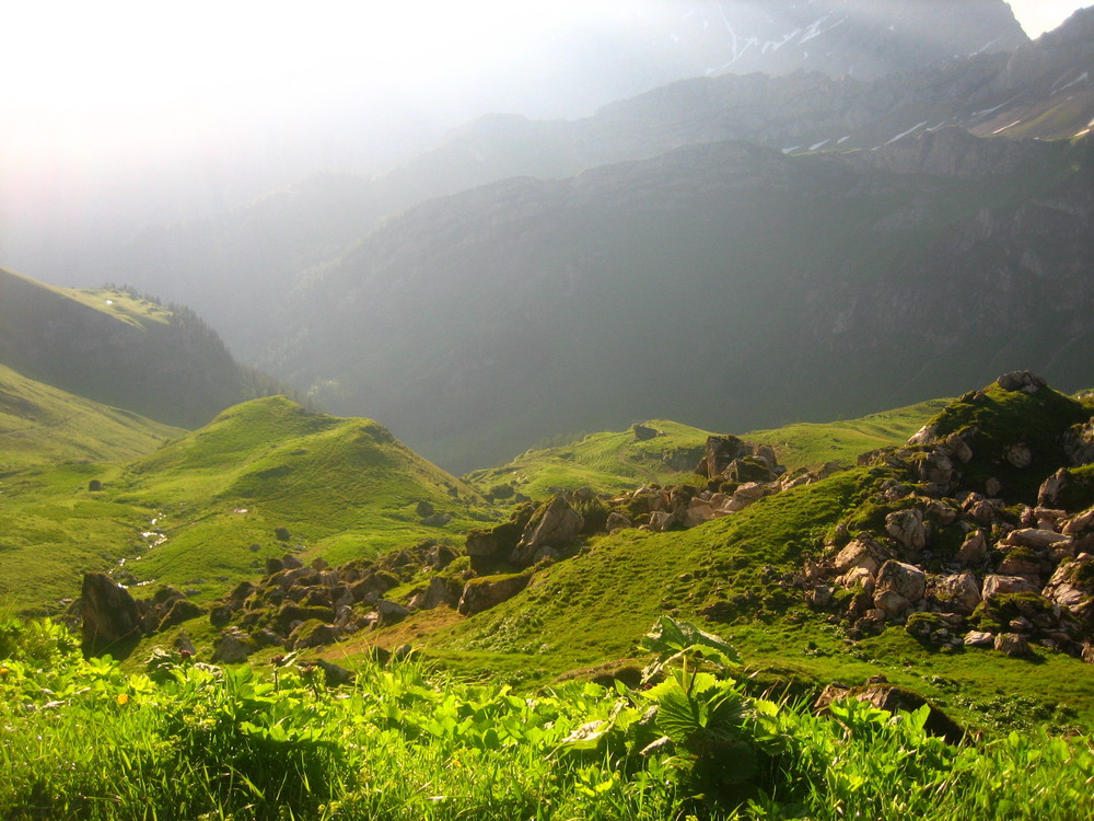 Triesenberg Blick von Pfälzerhütte