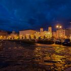 Trieste abends unmittelbar vor einem Sturm .... stimmungsvolles Foto