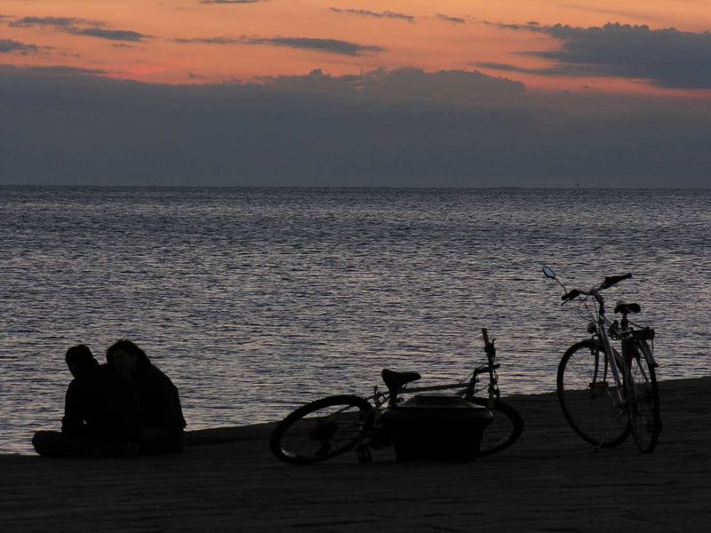 Trieste - Molo Audace - Un tramonto da sogno.