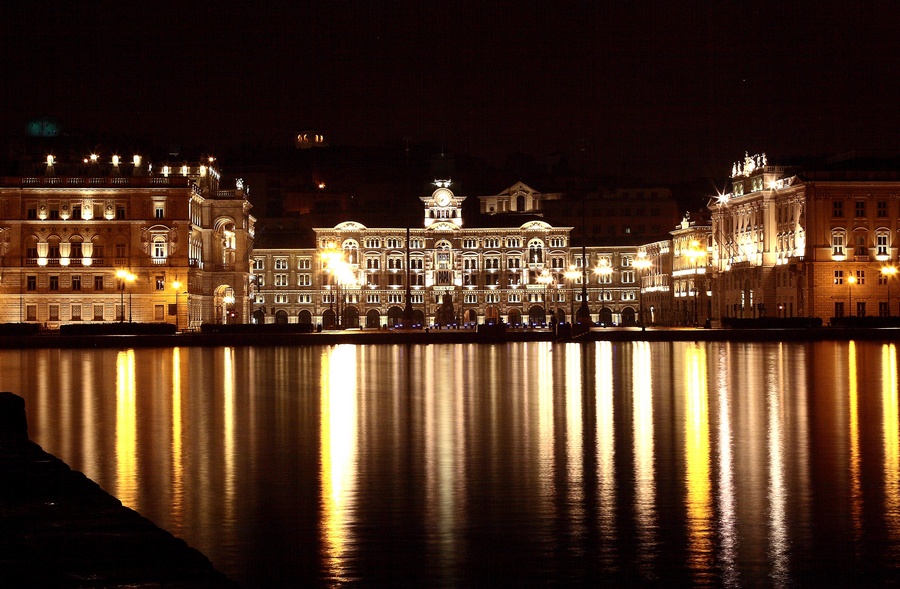 trieste, piazza unità d'italia