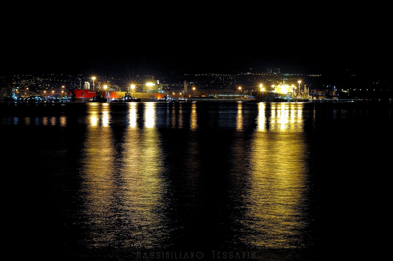 Trieste - Porto Nuovo by Night