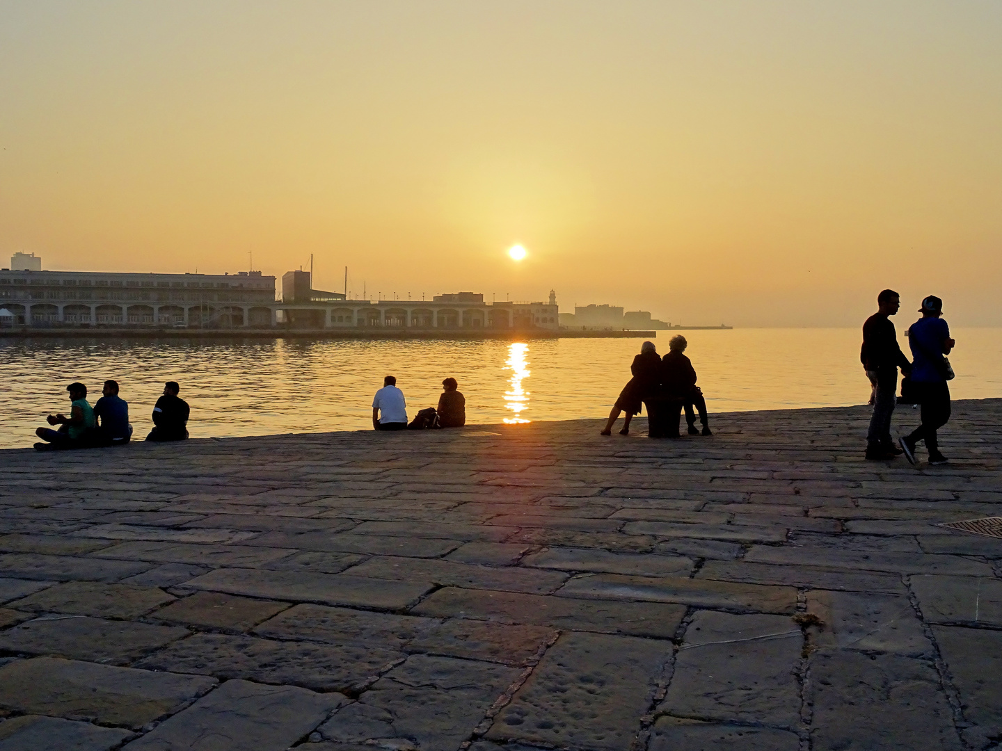 Triester Sonnenuntergang