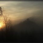 Trifels im Nebel