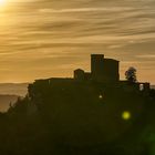 Trifels im Sonnenuntergang