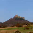 Trifels im warmen Abendlicht ...