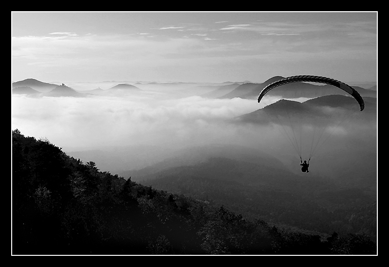 Trifels / Pfalz im Nebel