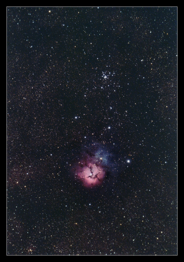 Trifid Nebula (M20) - dreigeteilter Star am Sommerhimmel