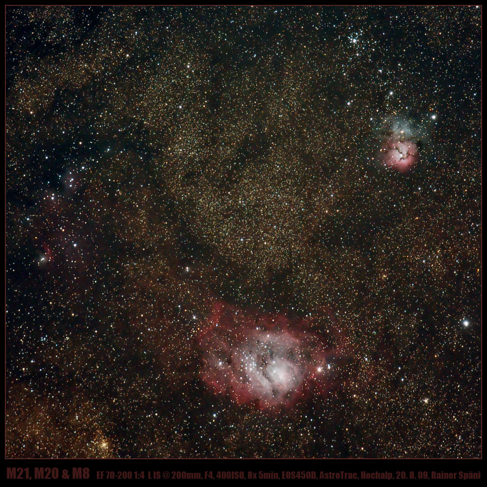 Trifid und Lagunennebel