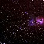 Trifidnebel, im Sternbild Schütze Messier 20 oder NGC 6514