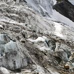 Triftgletscher unter dem Weissmies und nachdem ich ihn 3 Jahre ...