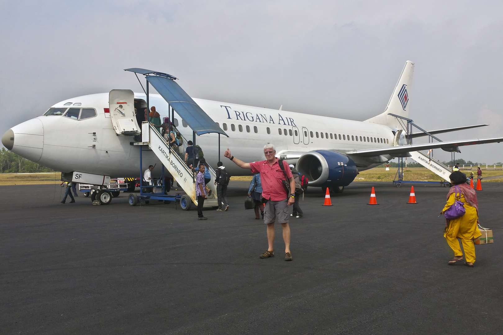 Trigana Air Service auf Borneo