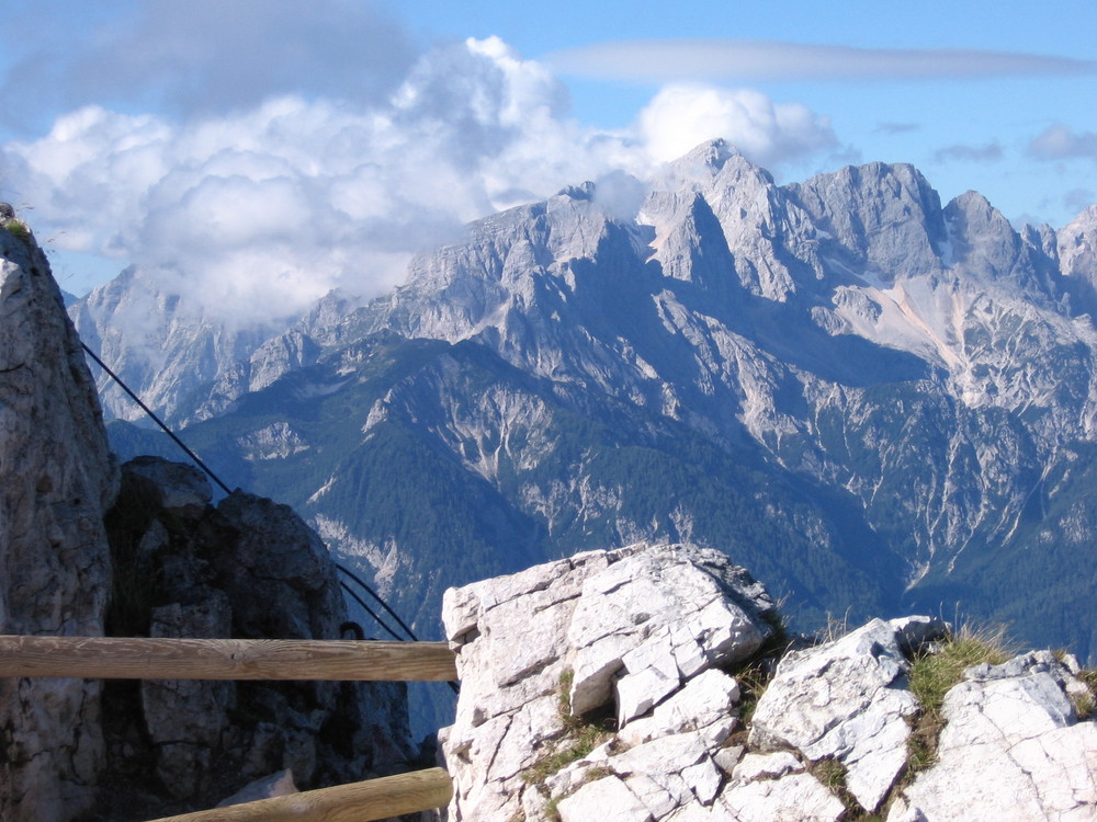 Triglav vom Mittagskogel gesehen