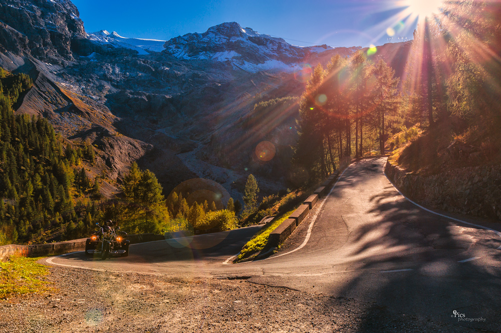 Trike am Stilfser Joch