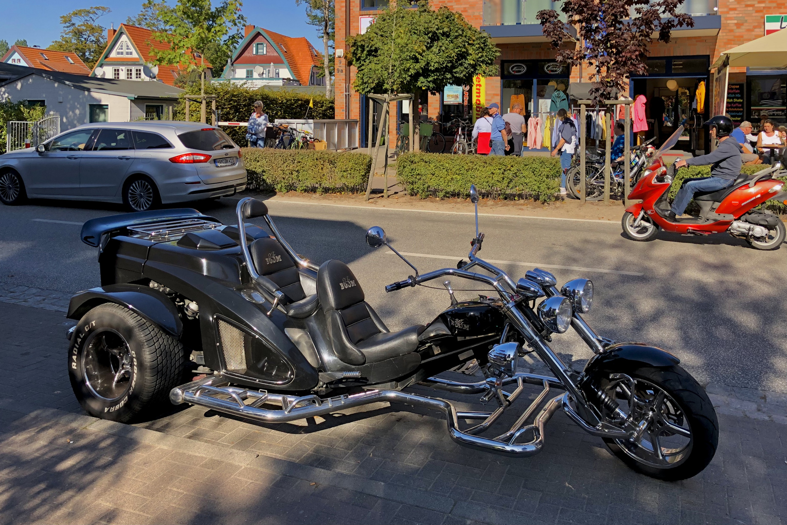 Trike - ein seltener Anblick in Boltenhagen