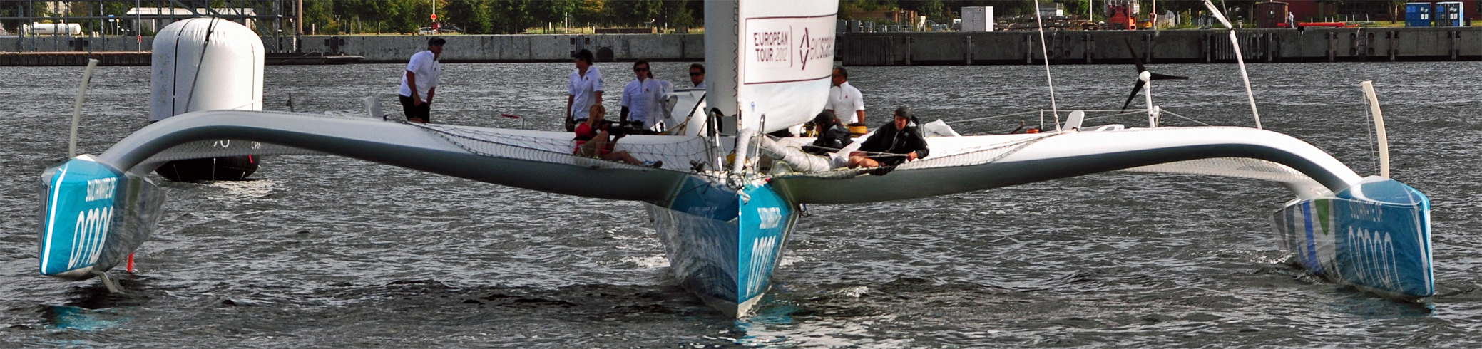 Trimarane in Kiel