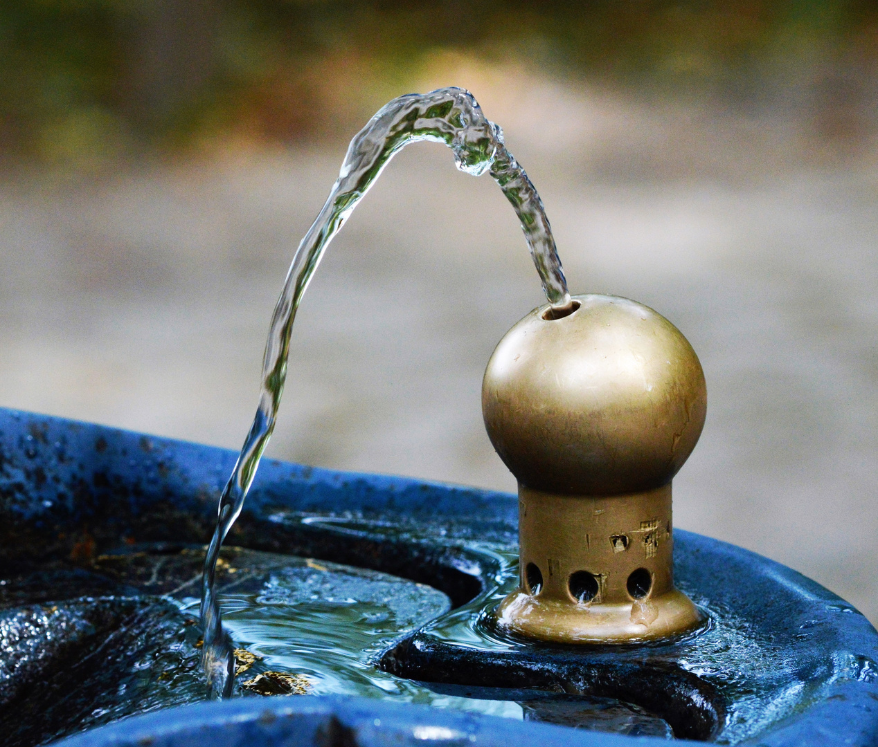 Trinkbrunnen im Tierpark Pforzheim