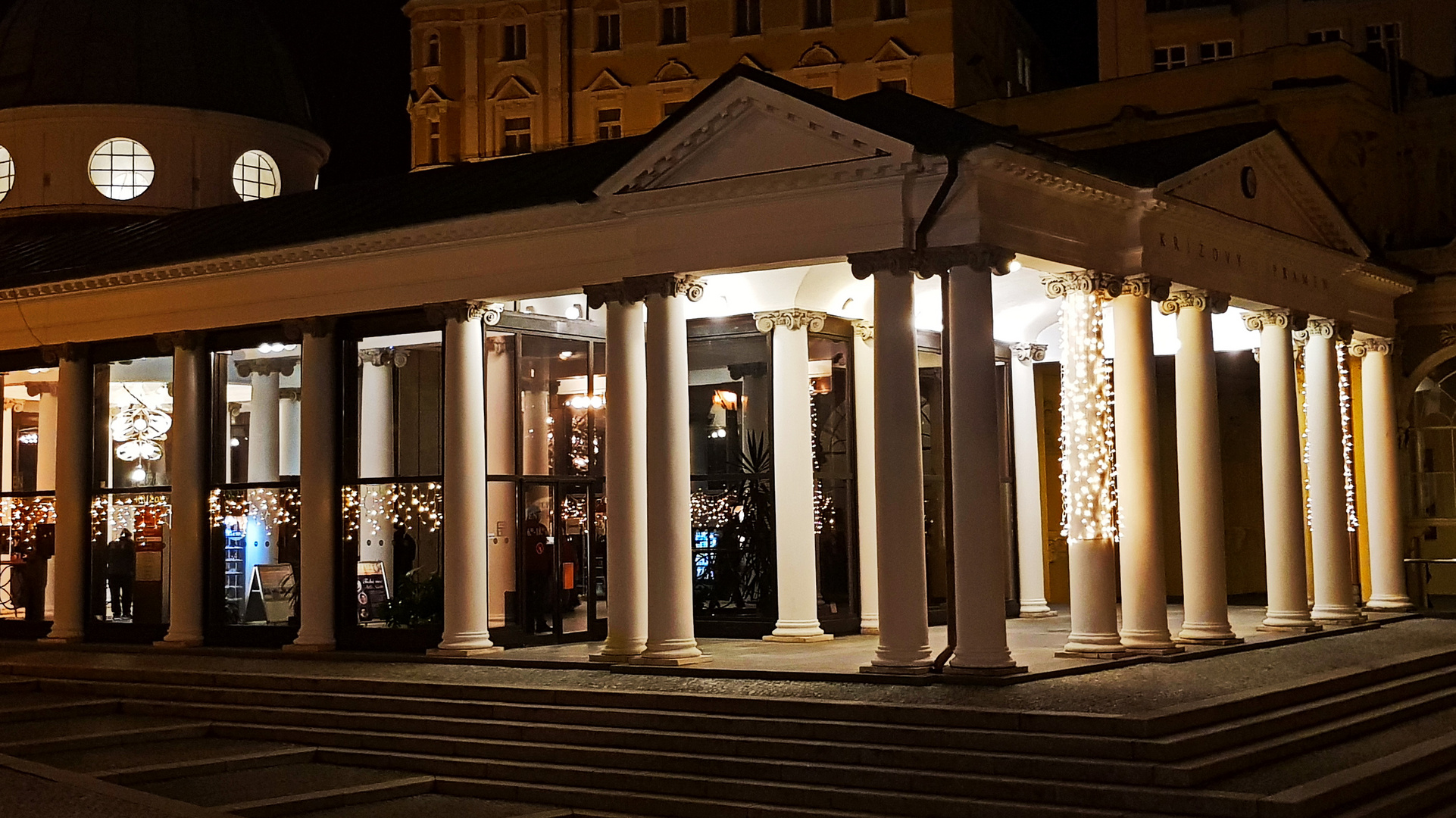 Trinkhalle in Marienbad - Januar 2020