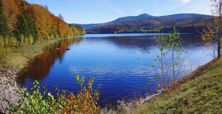 Trinkwasserspeichersee von Frauenau (Bayerwald)