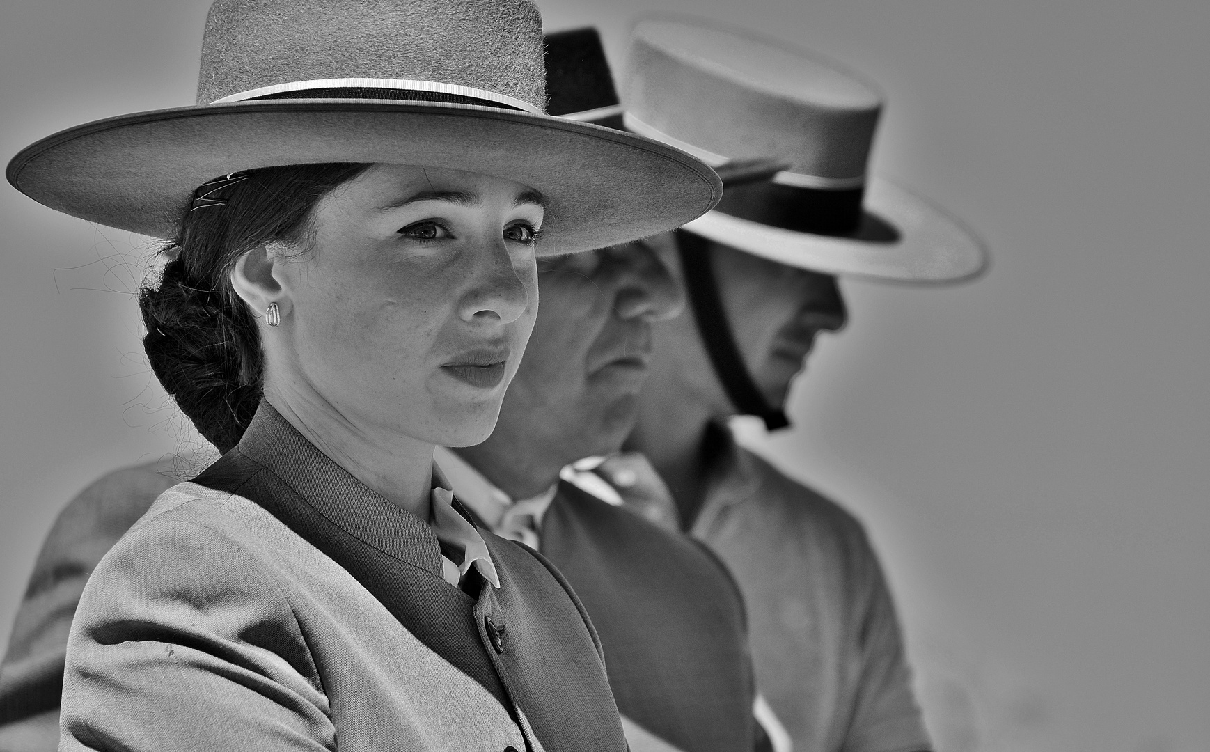 Trio de cavaliers.