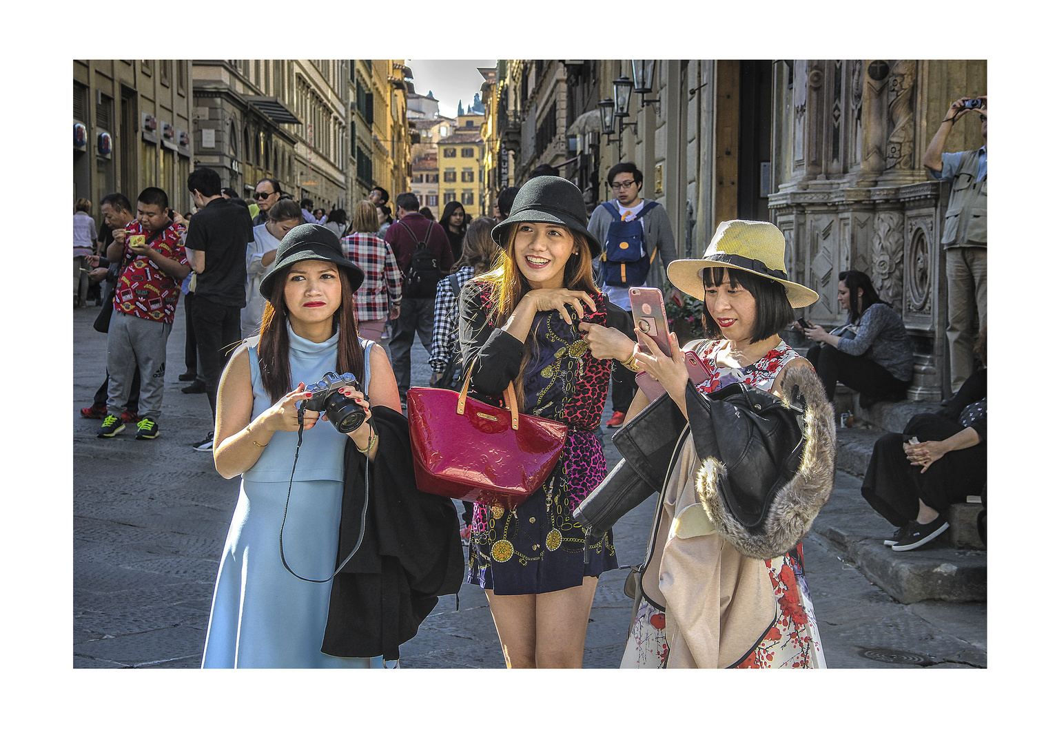 Trio di ragazze cinesi