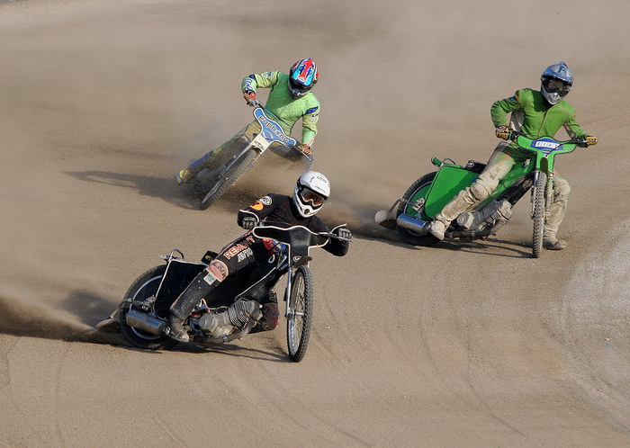 Trio on the sand...