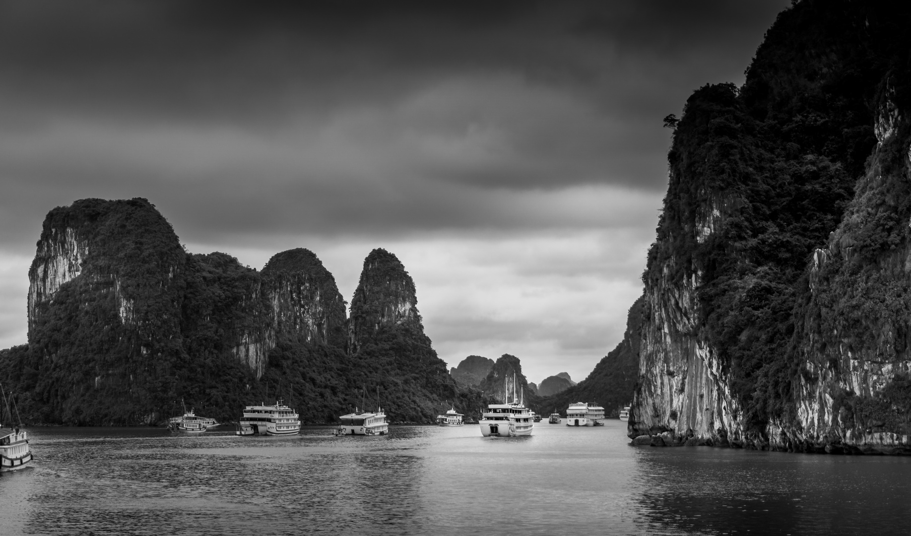 Trip in die Halong Bay in Vietnam