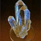 * Triplet Quartz crystal with perfect termination *