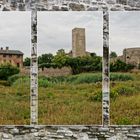 Triptychon - Stadtmauer und Rondell