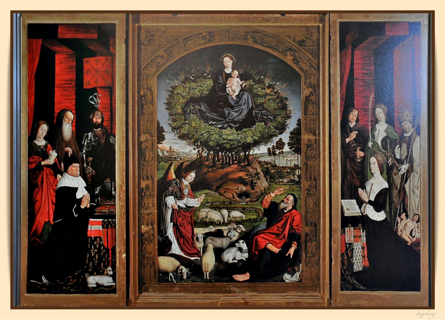Triptychon vom Brennenden Dornbusch