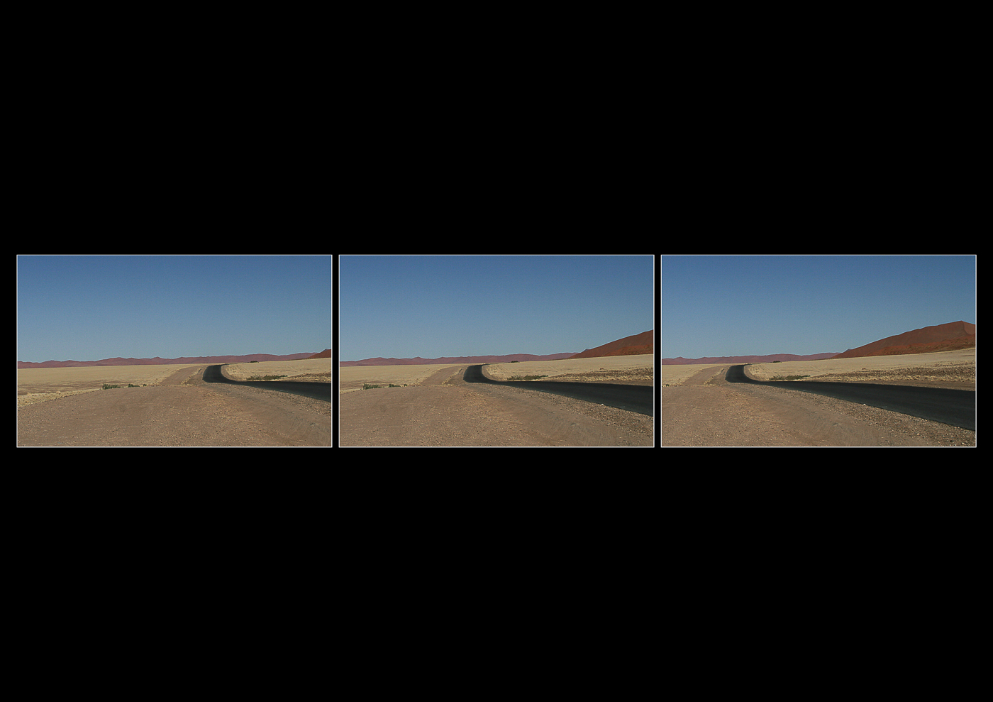 triptychon_street in the desert