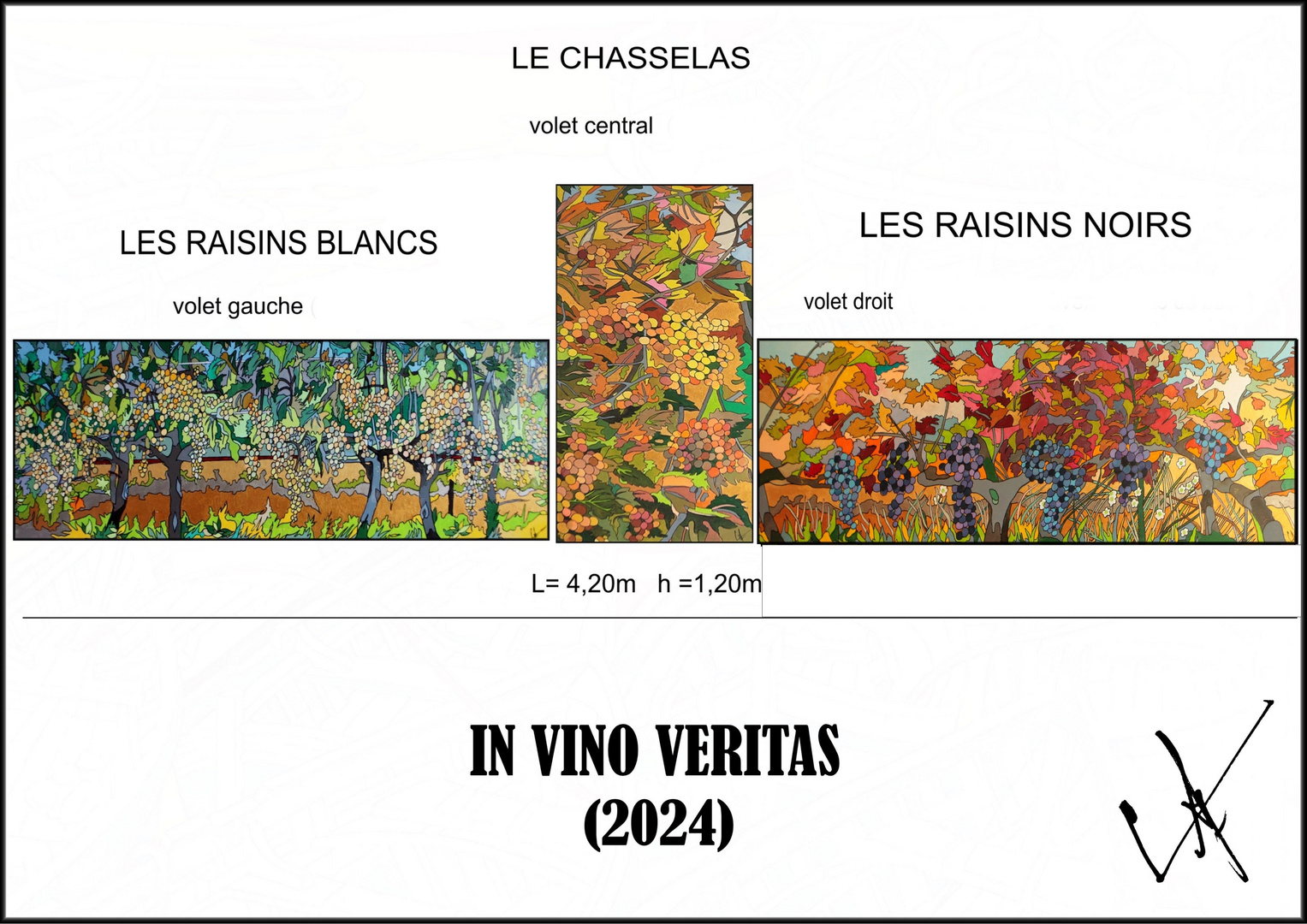 TRIPTYQUE IN VINO VERITAS