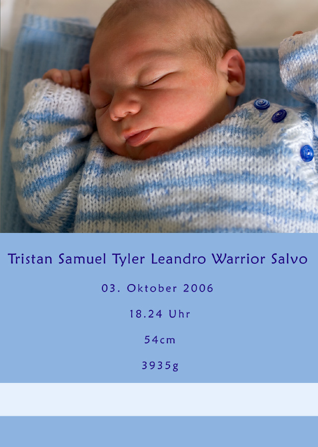 Tristan Samuel Tyler Leandro Warrior Salvo