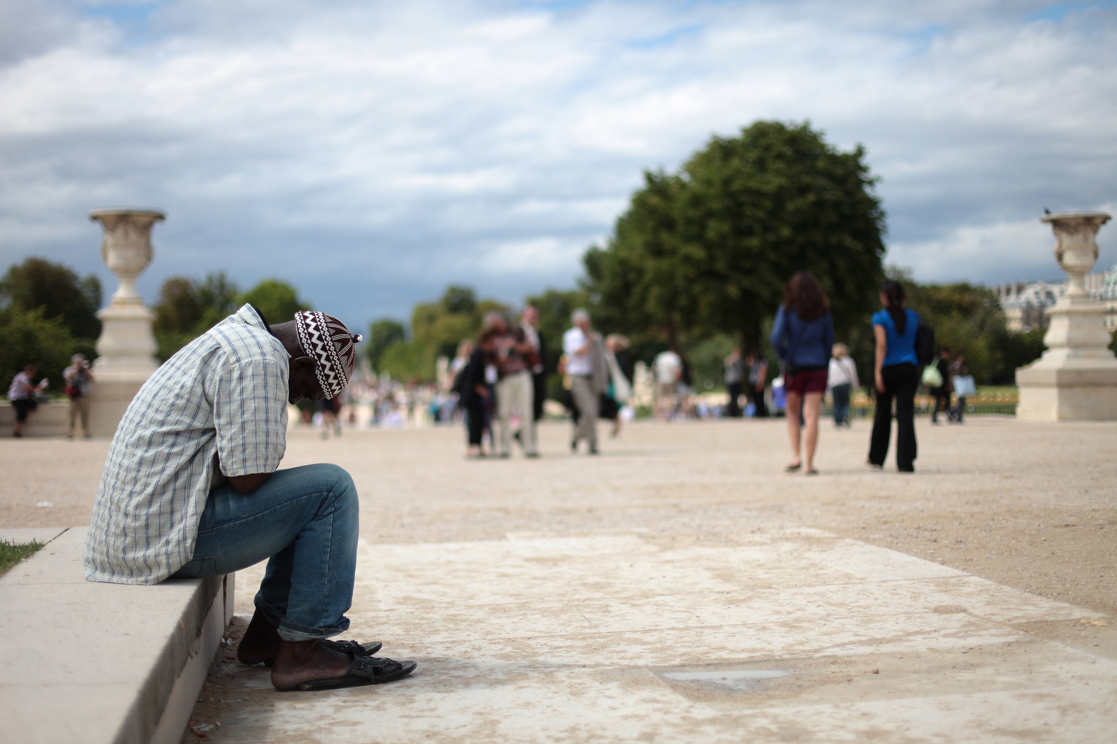 triste aux tuileries...