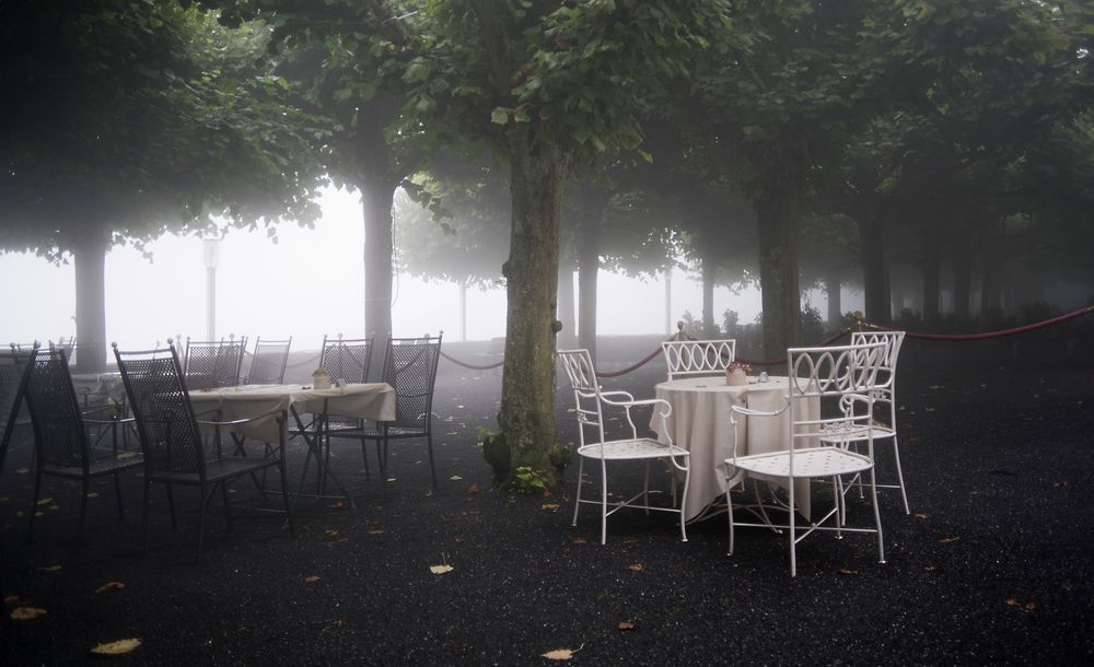 Tristesse - Morgennebel auf dem Petersberg