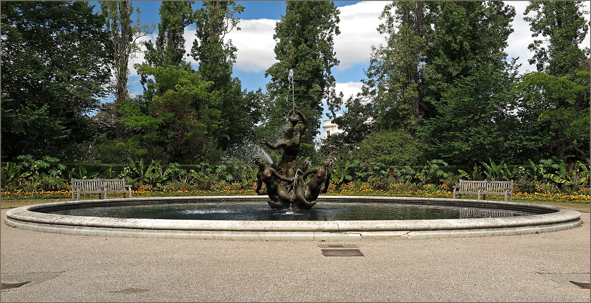 Triton and Dryads Fountain - Regent's Park - London